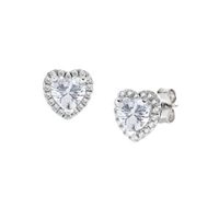 Boucles d'oreilles Amen Femme Dolce cuore in Argent Zircone ETICUBBZ